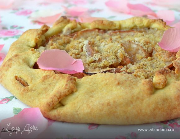 Яблочная галета "Чайная роза"