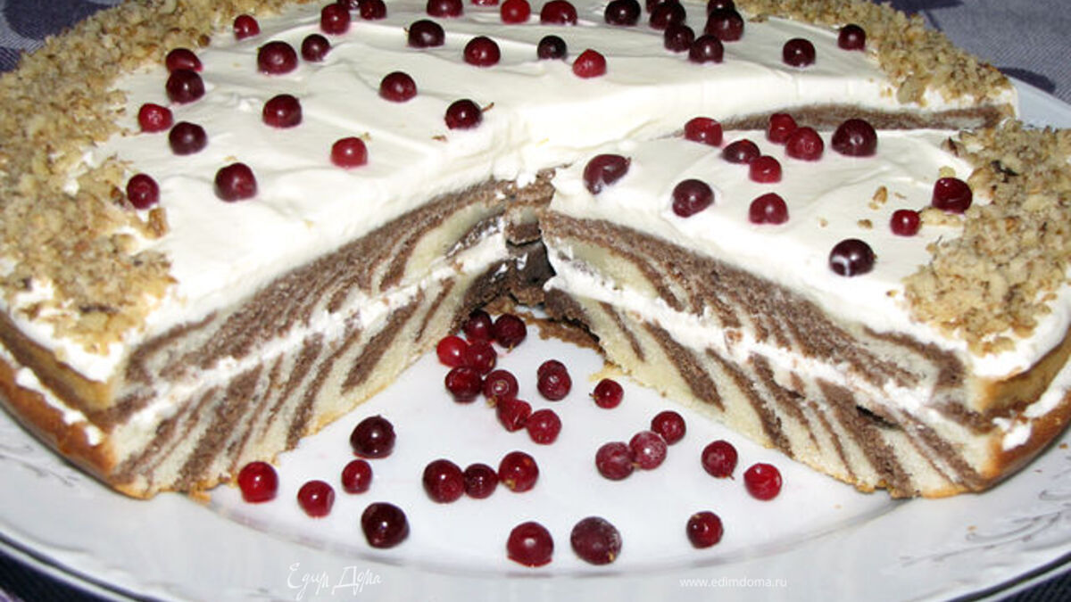 Назад в СССР: Торт "Зебра"