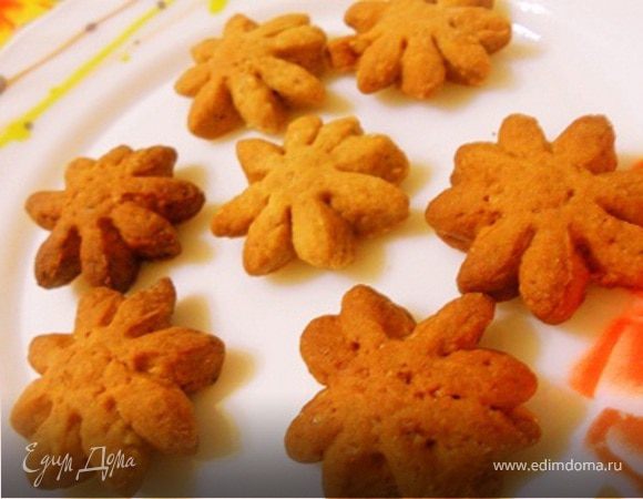 Кофейное печенье с орехами