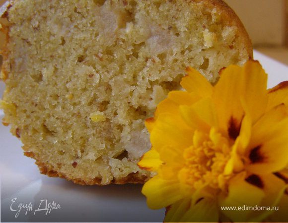 Кекс с грушей и миндалем Кекс с грушей и миндалем