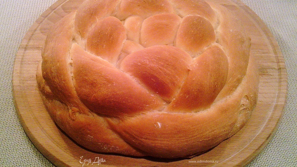 Творожный хлеб "Плетенка"