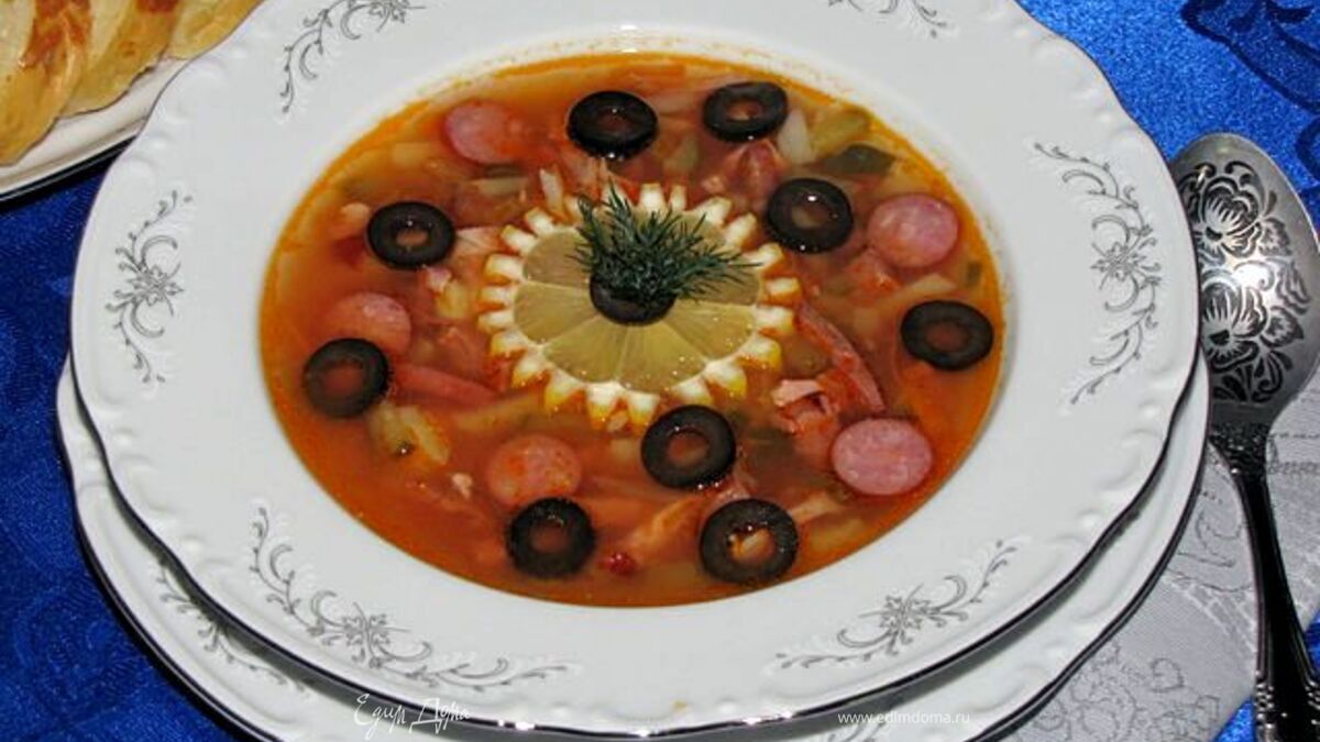 Классическая сборная мясная солянка