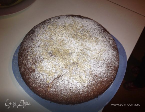 Домашний "брауни" со сливочно-ореховым кремом