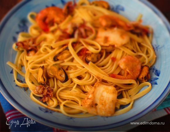 Паста с морепродуктами Паста с морепродуктами