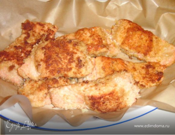 жареная форель в панировке жареная форель в панировке