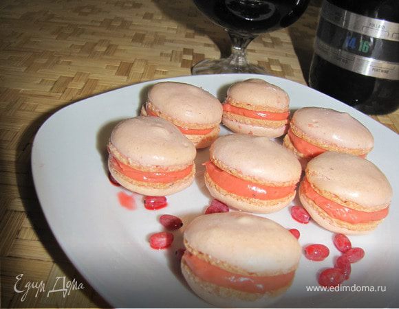 Mакарон с барбарисовым курдом....продолжение ФЛЕШ-МОБа по macarons))))