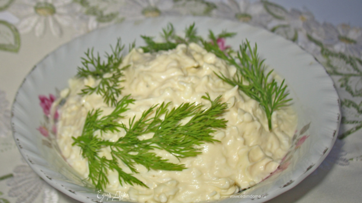 назад в СССР: Салат "Снежок"