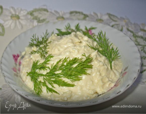 назад в СССР: Салат "Снежок"