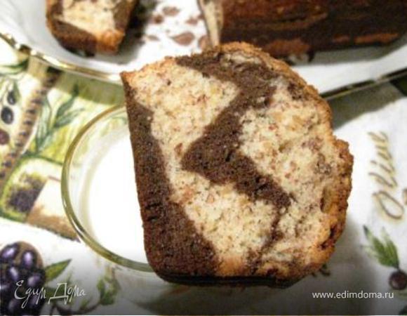 Орехово-шоколадный кекс Орехово-шоколадный кекс