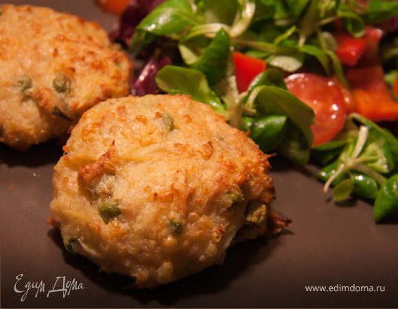 Куриные котлетки с картофелем и сыром Куриные котлетки с картофелем и сыром