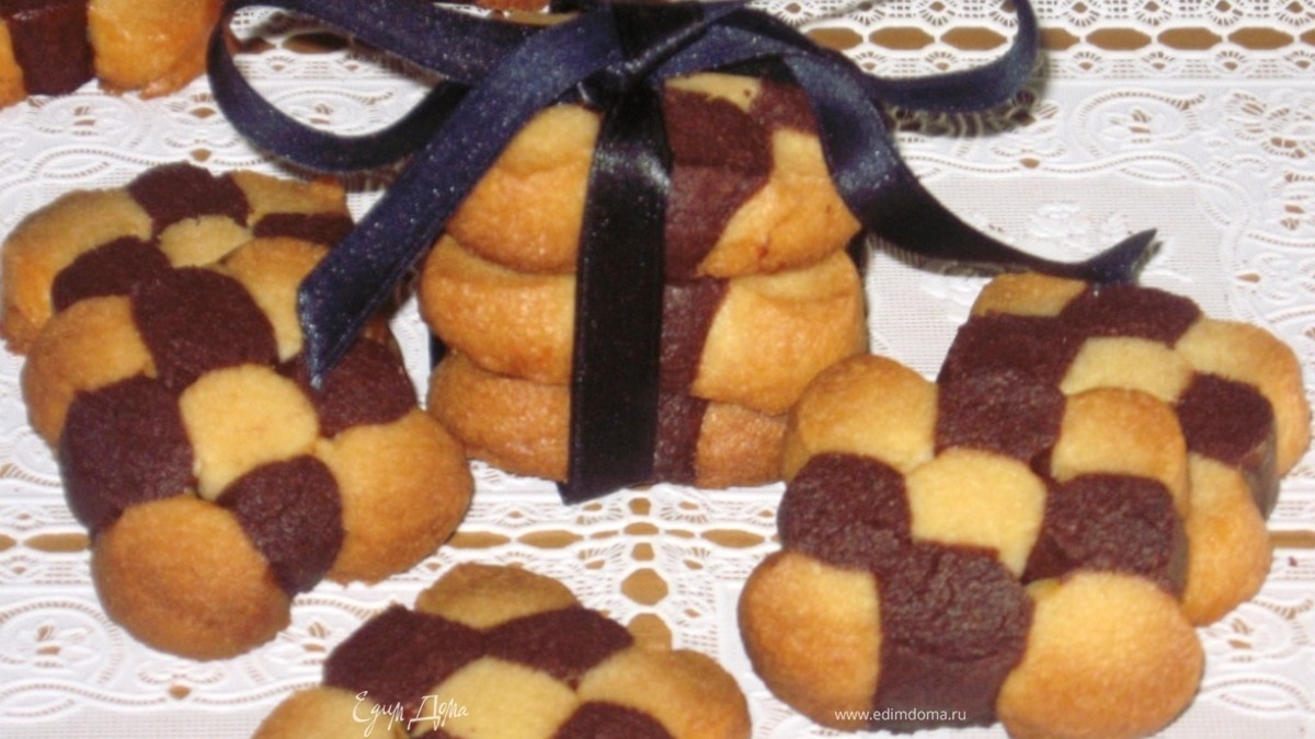 Шахматное  печенье