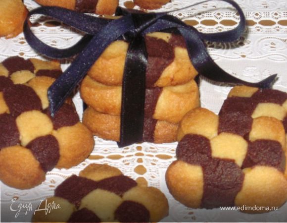Шахматное  печенье