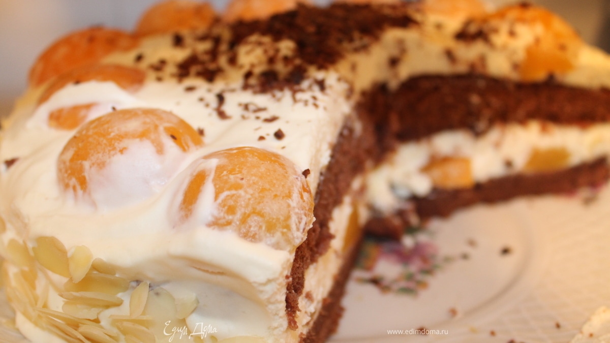 Торт "Ликерный абрикос"