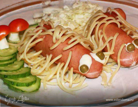 мохнатая сосиска