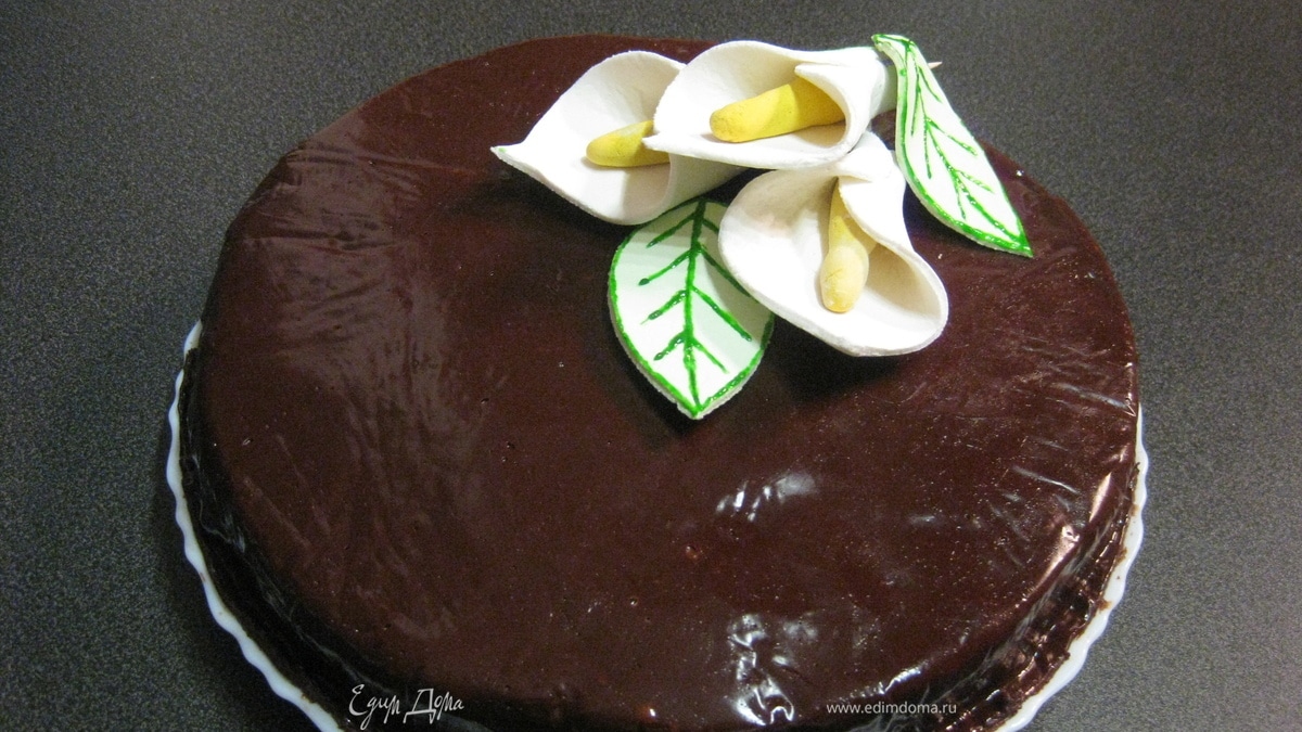 Шоколадная мастика для тортов