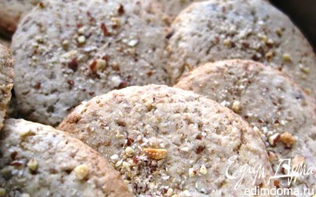 Рецепт Овсяное печенье с коньяком, медом и орешками