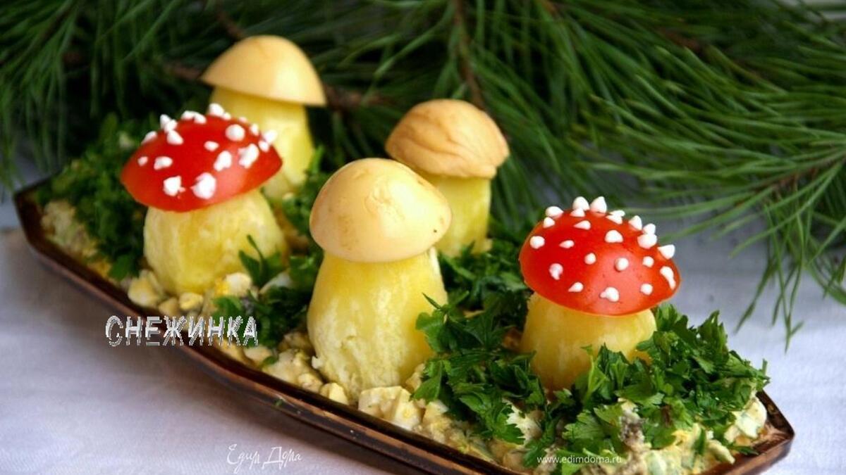 Назад в СССР: Салат «Грибная поляна»