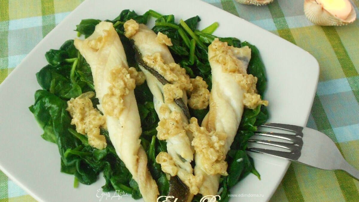 Камбала под грилем