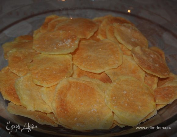 Чипсы картофельные из микроволновки Чипсы картофельные из микроволновки