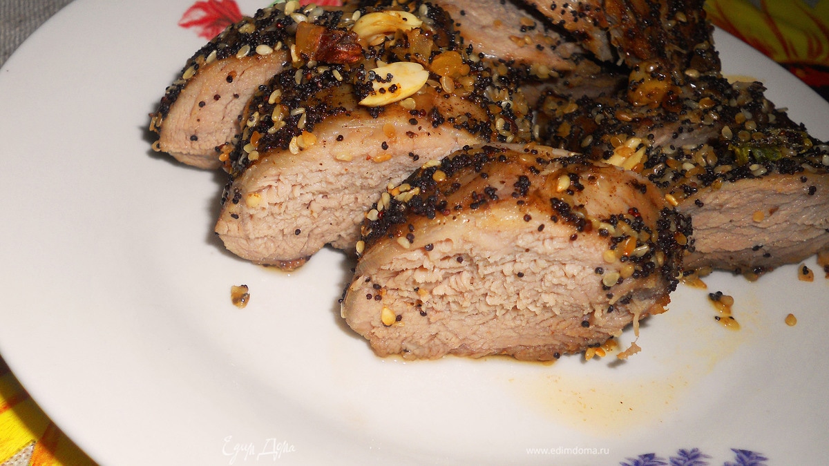 Вырезка в ореховой панировке