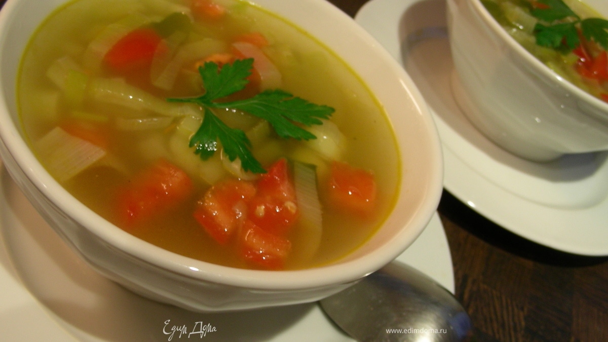 Овощной суп с карри