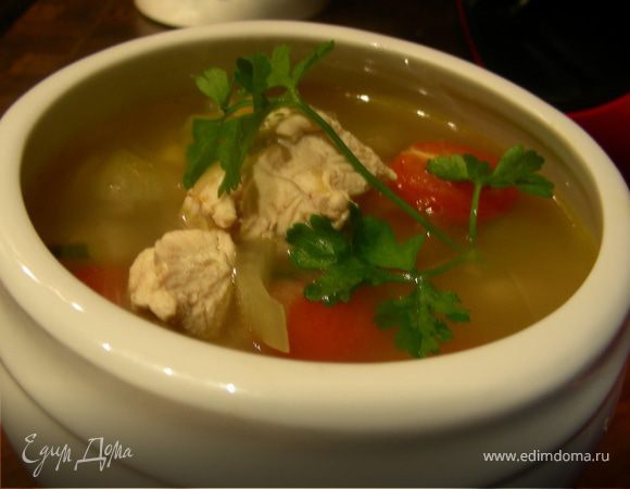 Куриный суп из фенхеля и кабачков Куриный суп из фенхеля и кабачков