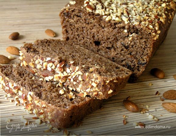Шоколадный хлеб с черносливом и миндалем Шоколадный хлеб с черносливом и миндалем