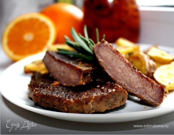 Говядина в апельсиновой глазури Говядина в апельсиновой глазури