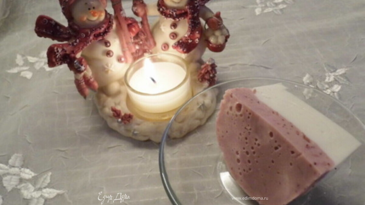 Угощаем Чёрную водяную змею: Творожный мусс с брусникой