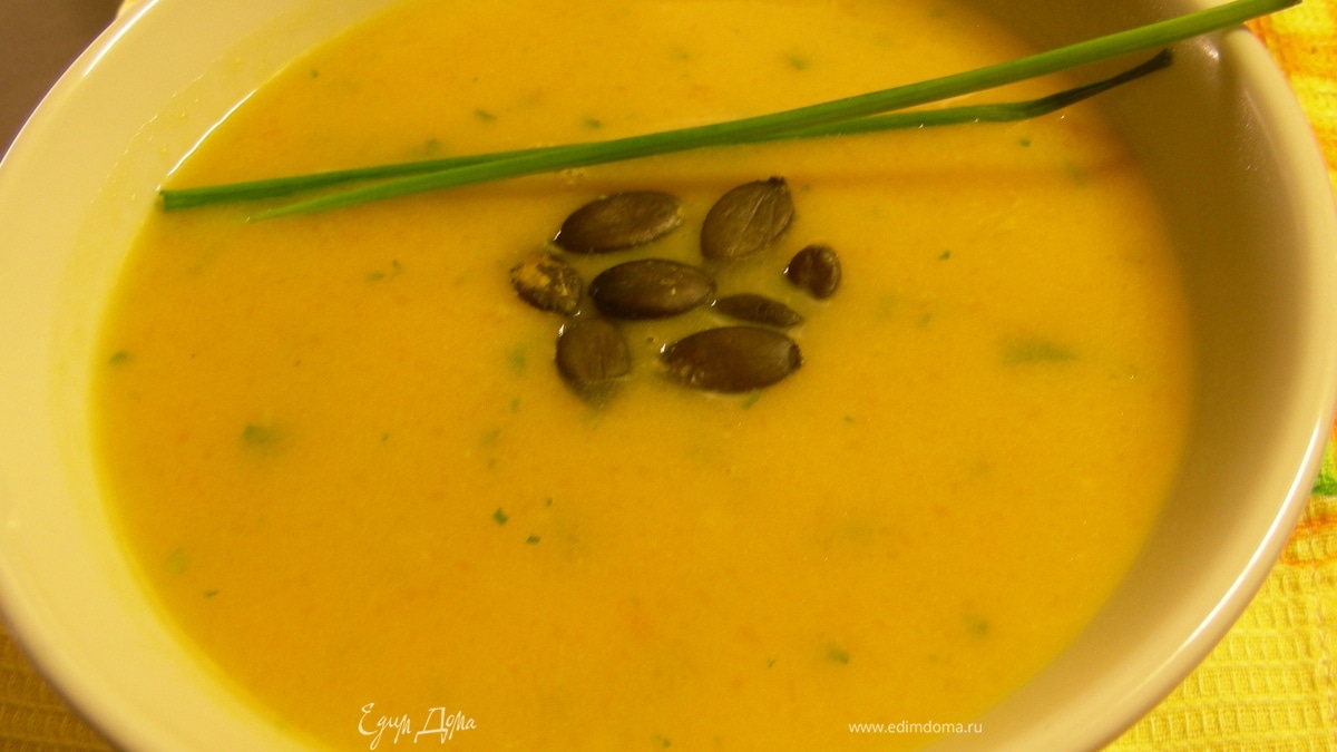 Крем-суп из тыквы с виски