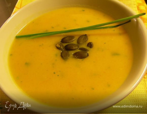 Крем-суп из тыквы с виски