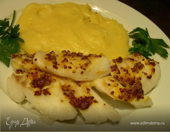 Рыба в горчично-апельсиновом соусе + Панчеп Рыба в горчично-апельсиновом соусе + Панчеп