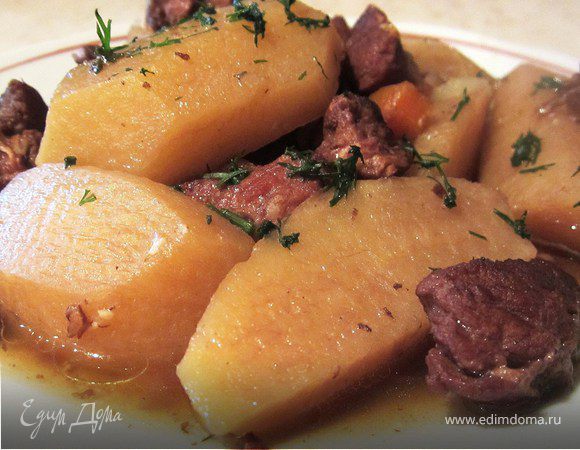 Жаркое по-домашнему в гранатовом соусе Жаркое по-домашнему в гранатовом соусе