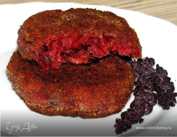 Котлеты из свеклы с базиликом