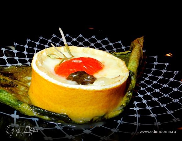 Сицилийская закуска "Лимоны с моцареллой" Сицилийская закуска "Лимоны с моцареллой"