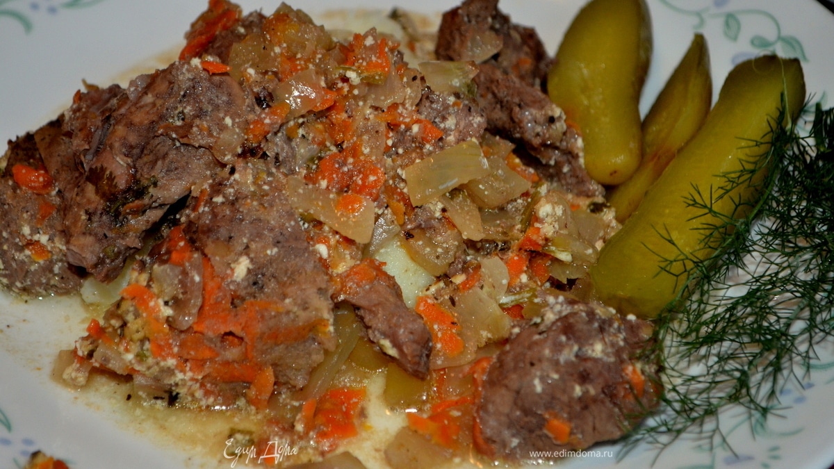 Назад в СССР: Мясо, тушенное по-суздальски