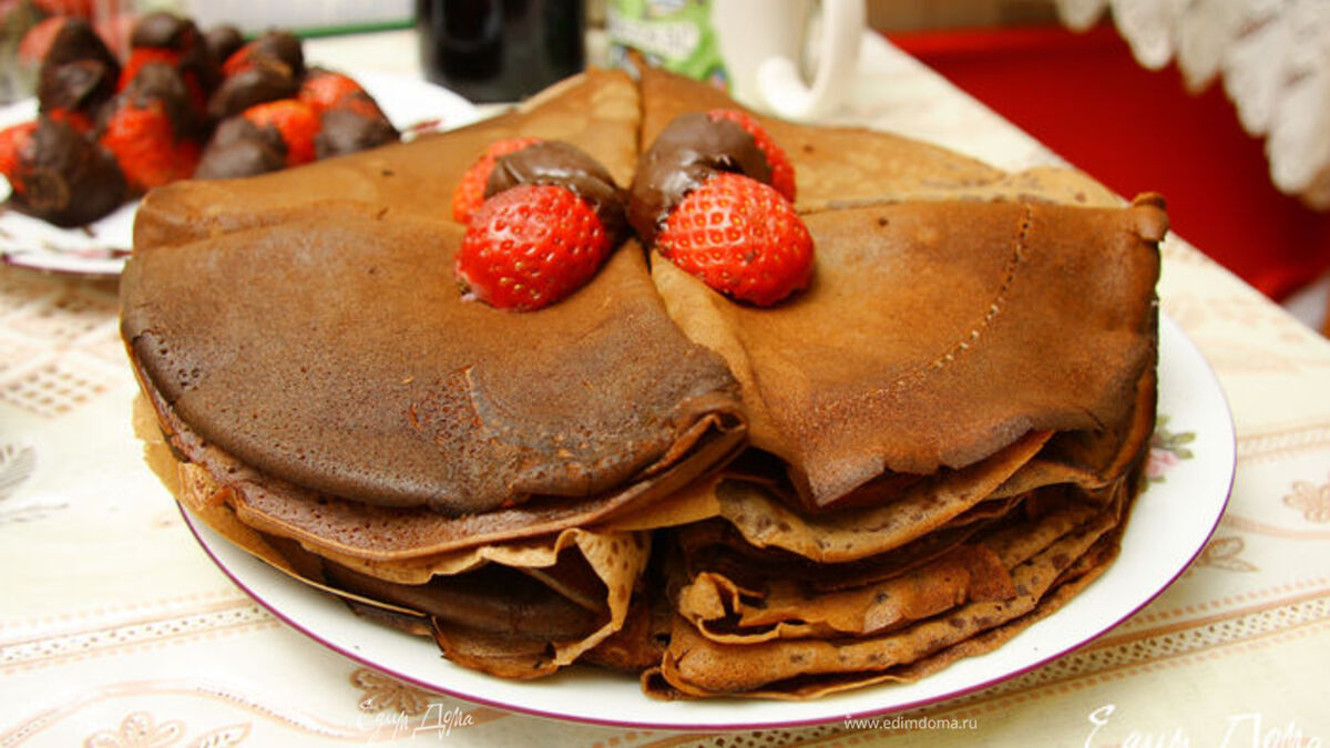 Шоколадные блинчики