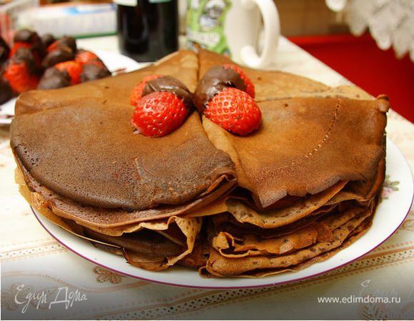 Шоколадные блинчики