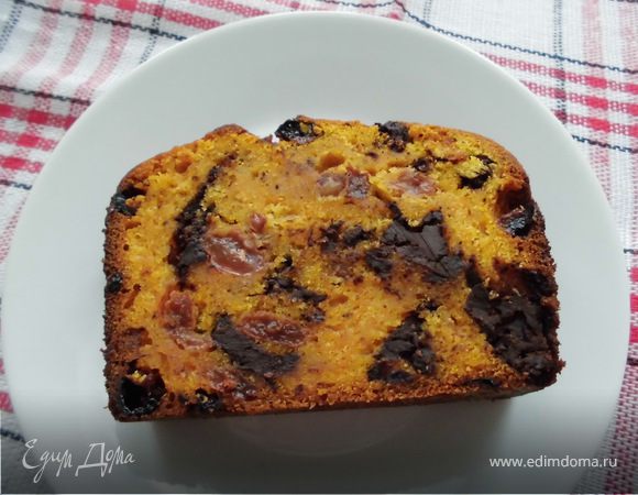 Тыквенный кекс с шоколадом
