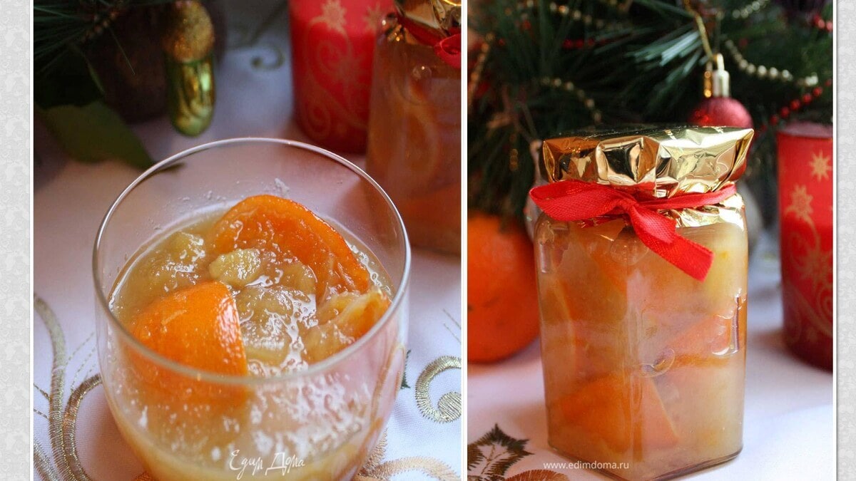 Мандариново-имбирный джем