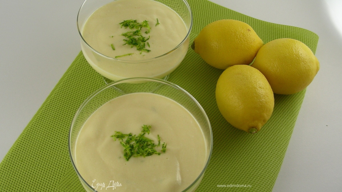 Лимонно-лаймовый мусс с маскарпоне