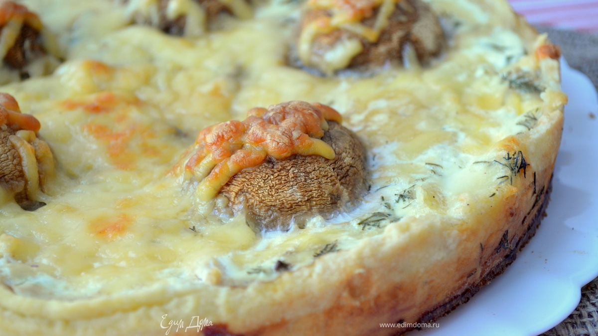 Пирог "Грибная полянка"