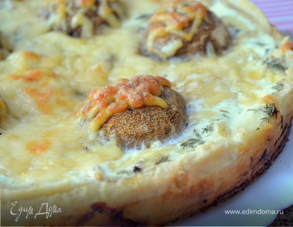 Пирог "Грибная полянка"