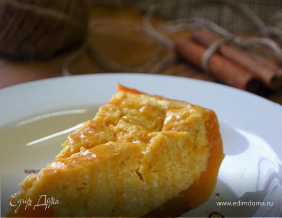 Творожно-тыквенная запеканка