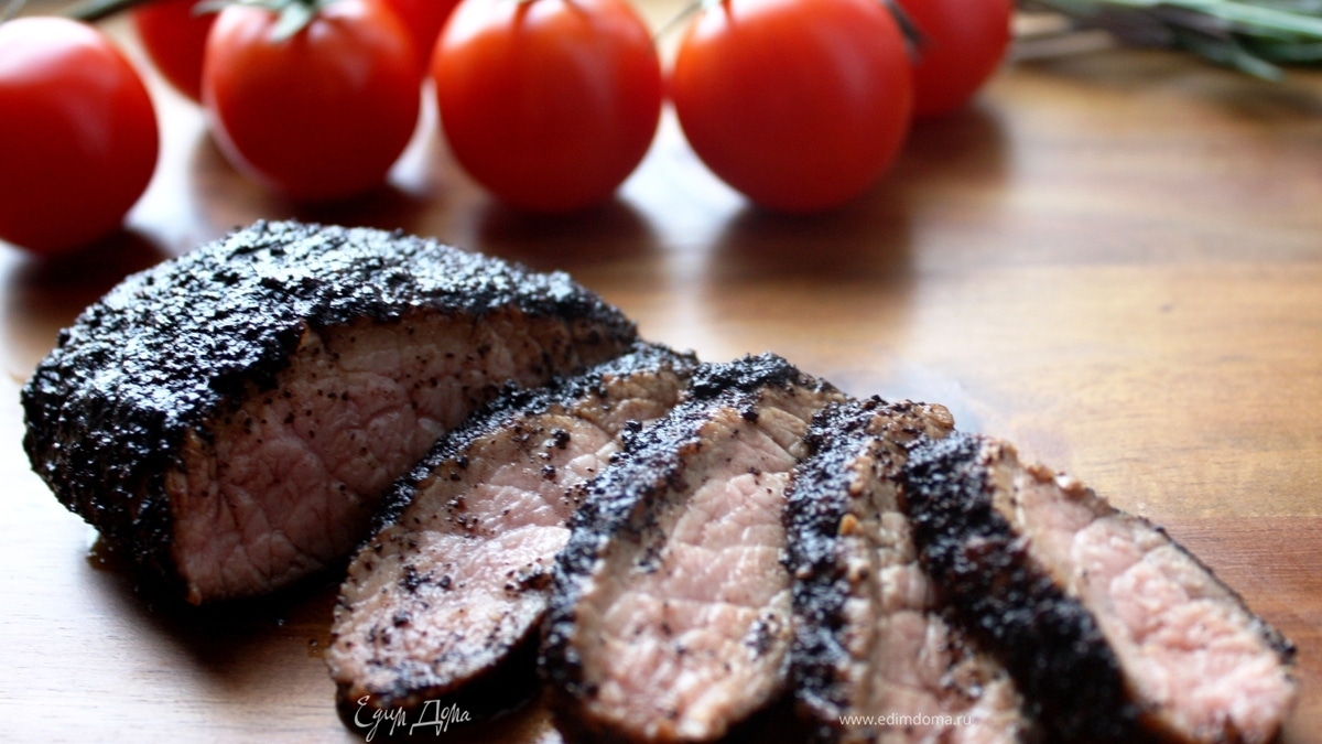 Стейки с кофейной корочкой