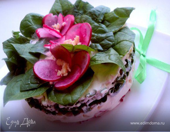 Салат «Фиалки»