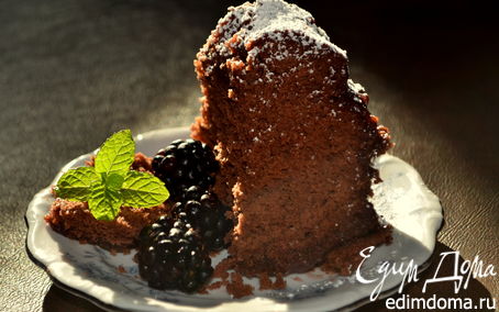 Рецепт Шоколадный винный кекс