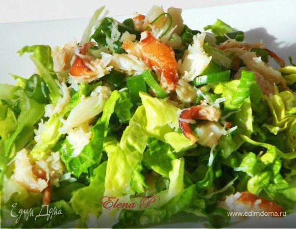 Салат с крабами