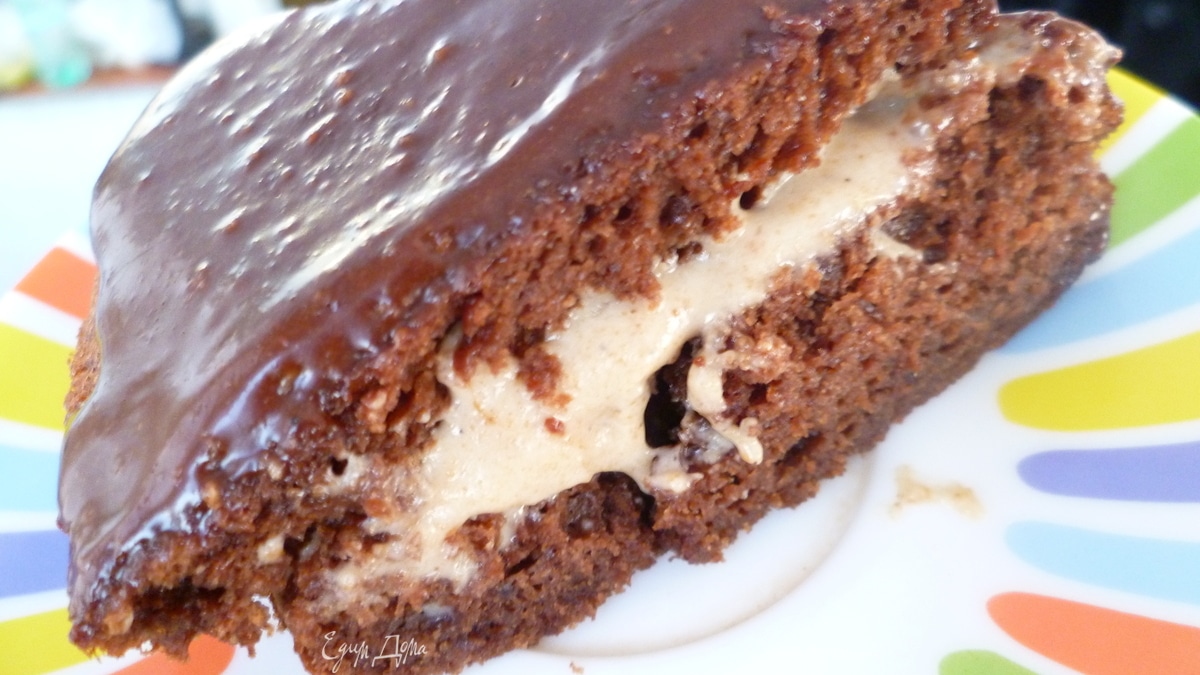 Простой шоколадный тортик