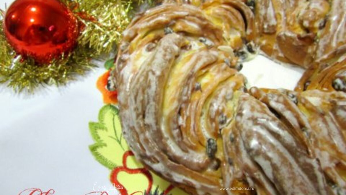 Рождественский венок "Анжелика" ("Angelica" от Sorelle Simili)